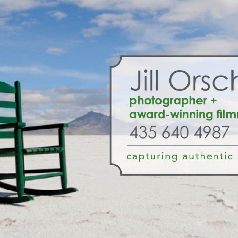 Jill Orschel photographer and filmmaker park city utah